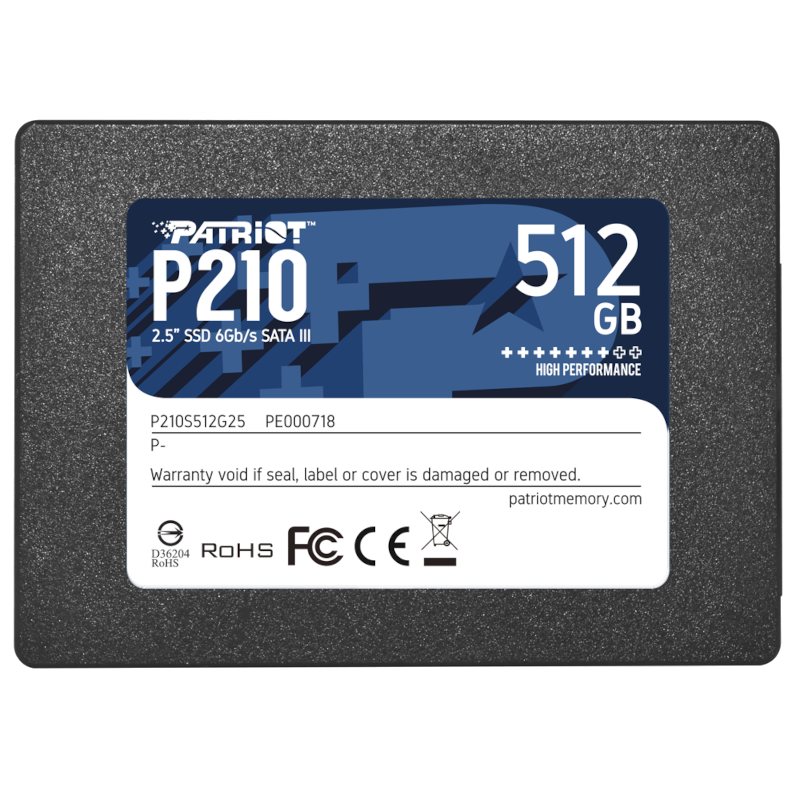 Накопичувач SSD Patriot 2.5" P210 512GB SATA III (P210S512G25)